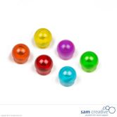 Aimants boule 15mm, mixtes
