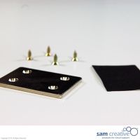 Bloc magnétique pour suspension tableau (4 pcs)