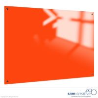 Tableau orange vif magnétique 90x120 cm