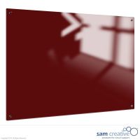 Tableau rouge rubis magnétique 45x60 cm